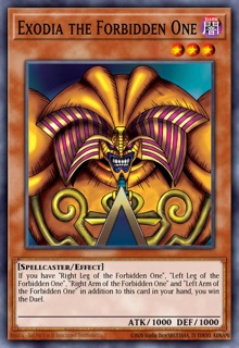 Exodia the Forbidden One Yu-Gi-Oh card in Card Scanner app