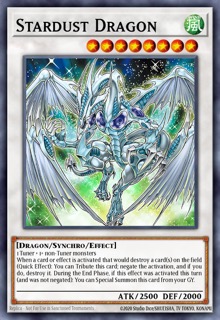 Stardust Dragon Yu-Gi-Oh card in Card Scanner app